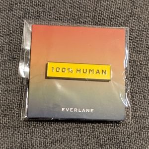 Everlane 100% Human pin